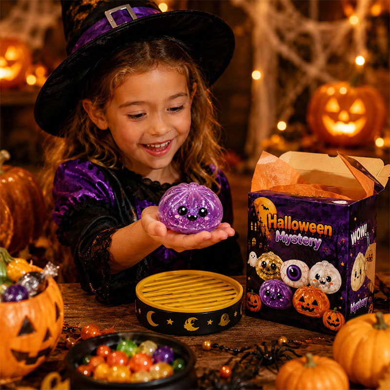 2026 NEW Upgraded 2.0🏆🌎Ends Today: 50% OFF! ⏰🎃 Halloween Dumpling Squeeze Squishy Toy