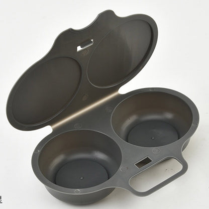 🥚✨ BUY 2 GET 1 FREE! Dual-Cavity Microwave Egg Poacher | Quick & Healthy Breakfast in Minutes 🍳