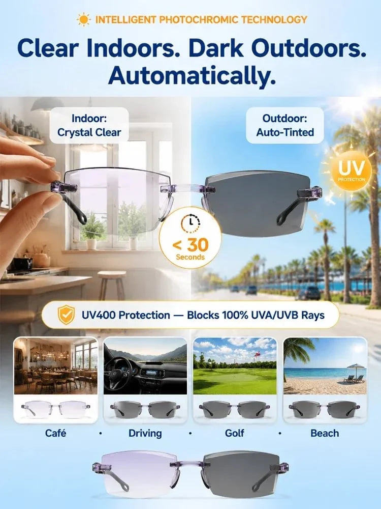 🔥Last Day 50% OFF -[Regain Your Youthful Vision] Smart Zoom Diamond-Cut Reading Glasses