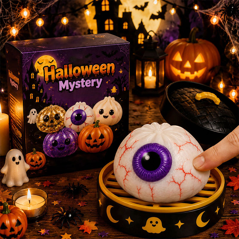 2026 NEW Upgraded 2.0🏆🌎Ends Today: 50% OFF! ⏰🎃 Halloween Dumpling Squeeze Squishy Toy