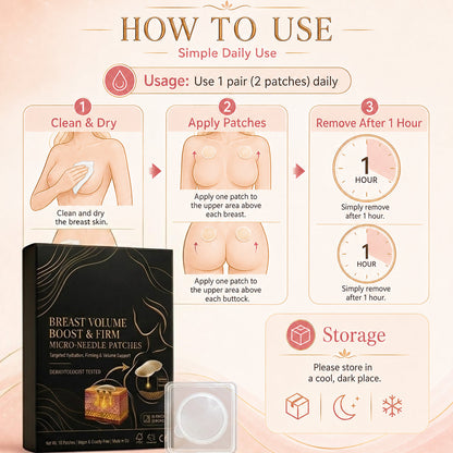 💥Natravor® Targeted Breast Enhancement Advanced Nano Microneedle Patch