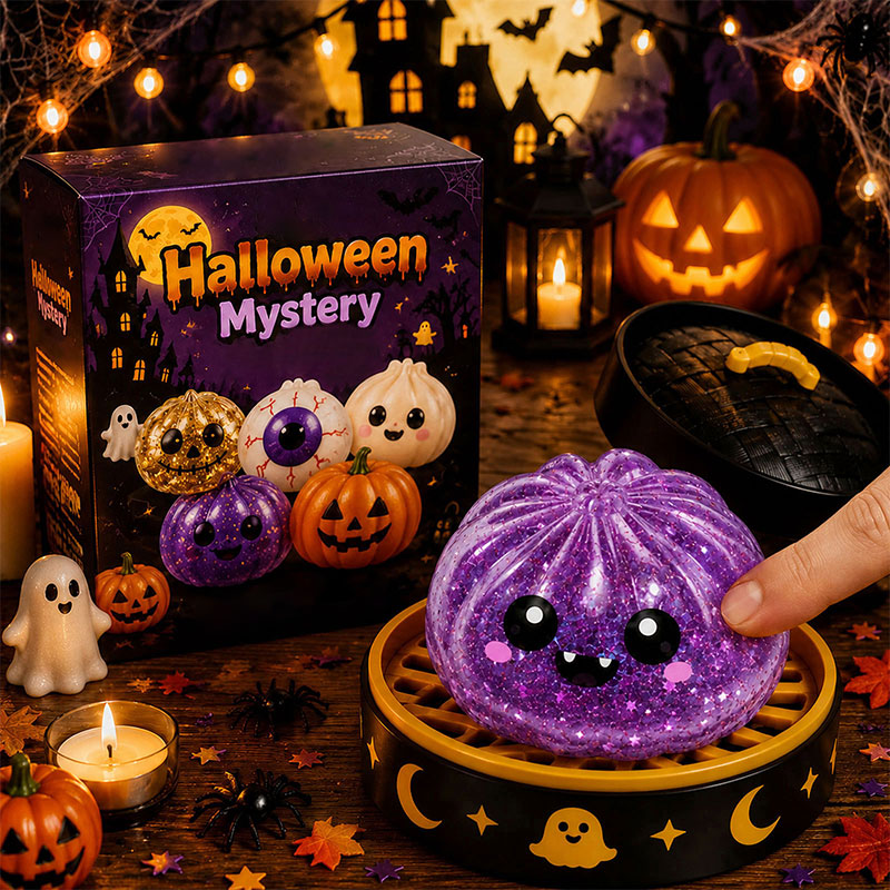 2026 NEW Upgraded 2.0🏆🌎Ends Today: 50% OFF! ⏰🎃 Halloween Dumpling Squeeze Squishy Toy