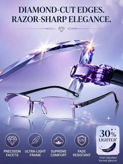 🔥Last Day 50% OFF -[Regain Your Youthful Vision] Smart Zoom Diamond-Cut Reading Glasses