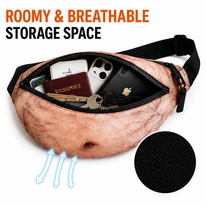 🔥Last Day 50% OFF - 3D Prank Dad Bod Waist Bag