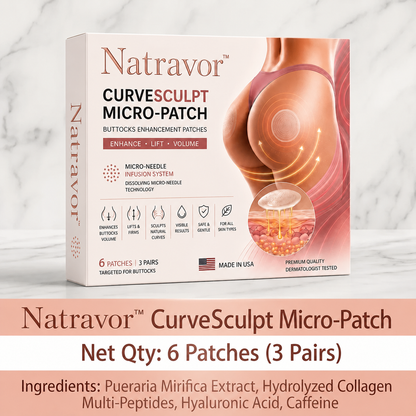 Natravor™ CurveSculpt Micro-Patch ✦ Sculpt • Firm • Smooth Lower Body Curves ✦ Micro-Needle Infusion System