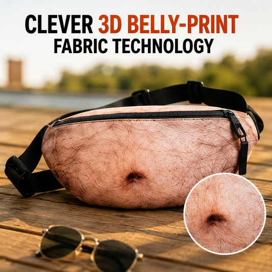 🔥Last Day 50% OFF - 3D Prank Dad Bod Waist Bag