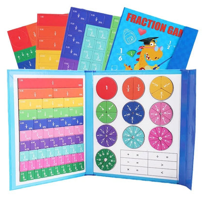 ⏰Last day 49% OFF🔥🔥Montessori Magnetic Book Fraction Puzzle For Children