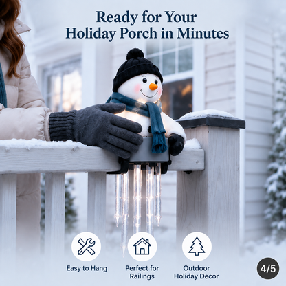 🔥Last Day 50% OFF -☃️WinterGlow Snowman Icicle Light Decor