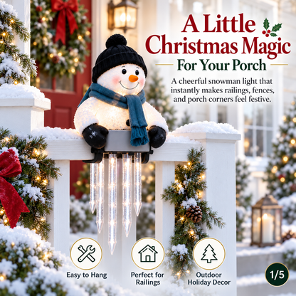 🔥Last Day 50% OFF -☃️WinterGlow Snowman Icicle Light Decor