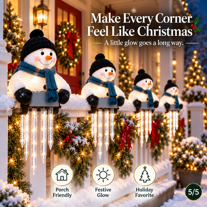 🔥Last Day 50% OFF -☃️WinterGlow Snowman Icicle Light Decor
