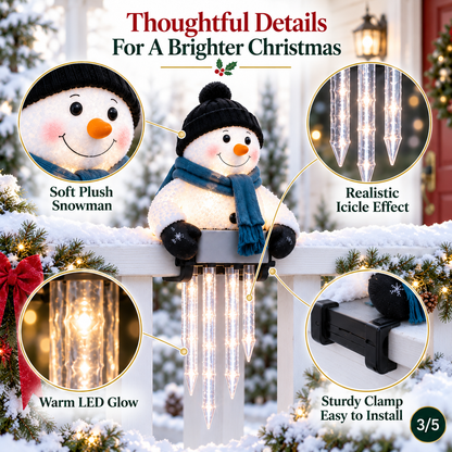 🔥Last Day 50% OFF -☃️WinterGlow Snowman Icicle Light Decor