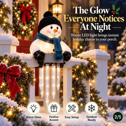 🔥Last Day 50% OFF -☃️WinterGlow Snowman Icicle Light Decor