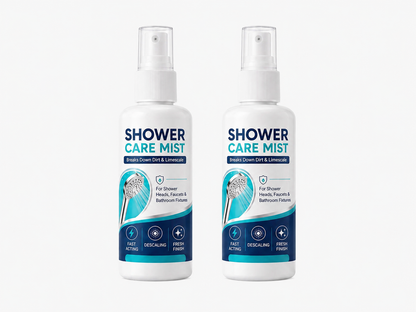 🚿✨Fast-Acting Shower Limescale Remover Spray – Dissolves stubborn mineral deposits & hard water stains. Restores water flow & shine – just spray & wipe! 🧼💪