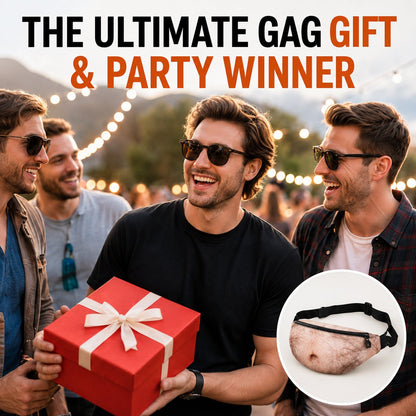 🔥Last Day 50% OFF - 3D Prank Dad Bod Waist Bag
