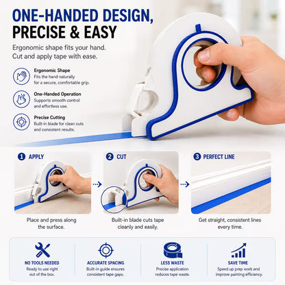 🔥 Last Day 50% OFF –High-efficiency Painter Masking Tape Applicator