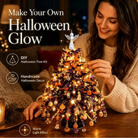 halloween -Christmas-Tree-Lighted