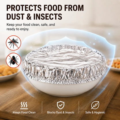 🧑‍🍳50K+ SOLD!✨ 💝Aluminum Foil Heat-retaining Cover (50pcs)