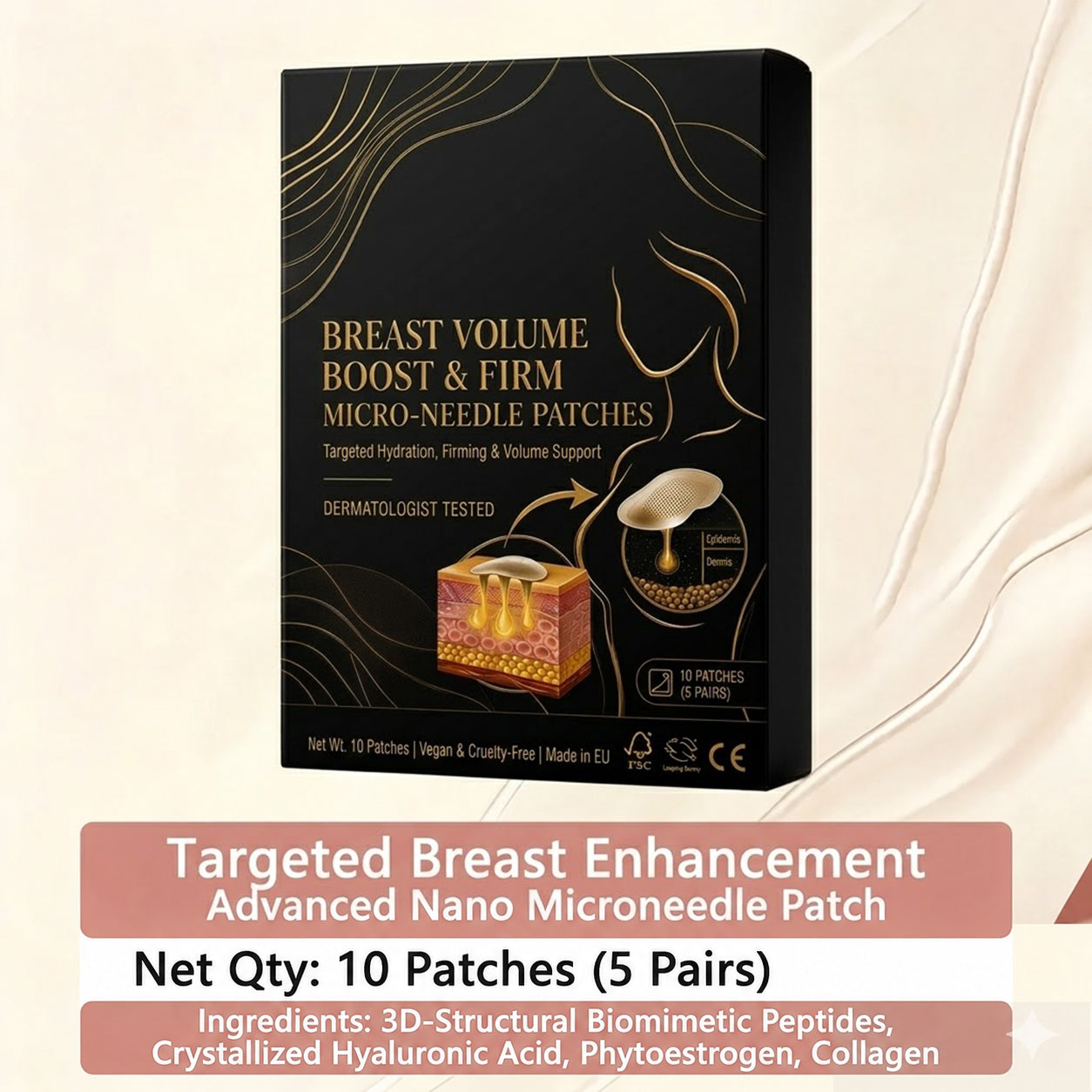 💥Natravor® Targeted Breast Enhancement Advanced Nano Microneedle Patch
