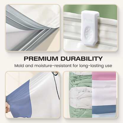 LAST DAY BUY 2 GET 1 FREE!!💞50K+ SOLD!🧳💨 No‑Pump Vacuum Storage Bags
