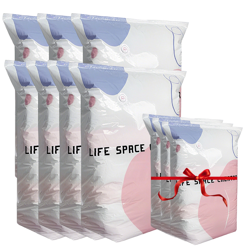 LAST DAY BUY 2 GET 1 FREE!!💞50K+ SOLD!🧳💨 No‑Pump Vacuum Storage Bags