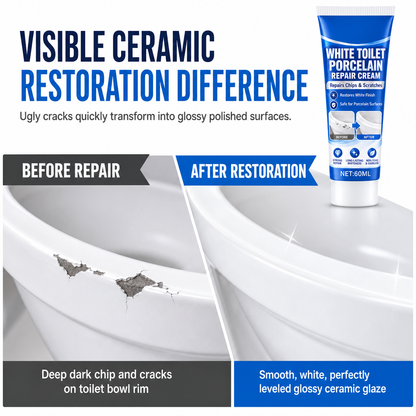 🔥White Toilet Porcelain Repair Cream