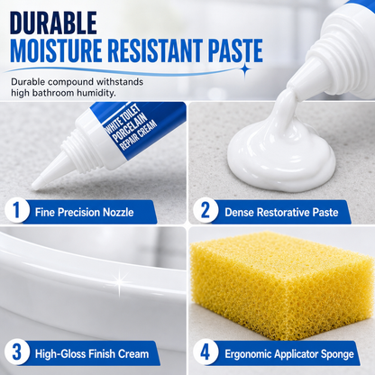 🔥White Toilet Porcelain Repair Cream